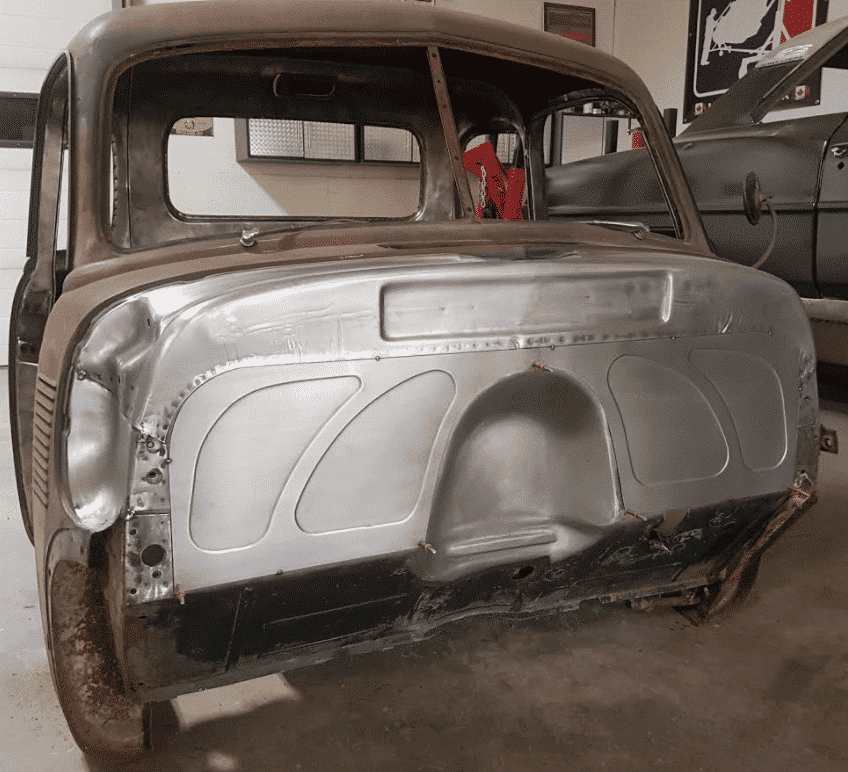 1947-1954 GM / Chevy Truck Bead Rolled Firewall installed - Filler Panels