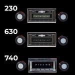 1967-1972 classic vintage truck radio off