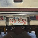 Raised License Plate Bracket - 67-87 GMC Chevy Truck