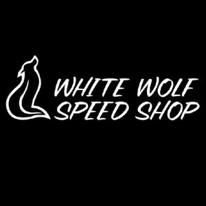 white wolf speed shop abs panels logo