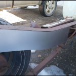 Rear Frame Boxing Plates 47-54 GMC Chevy Truck installed 3